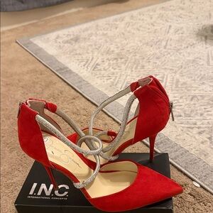 Jessica Simpson Red Strappy Heels